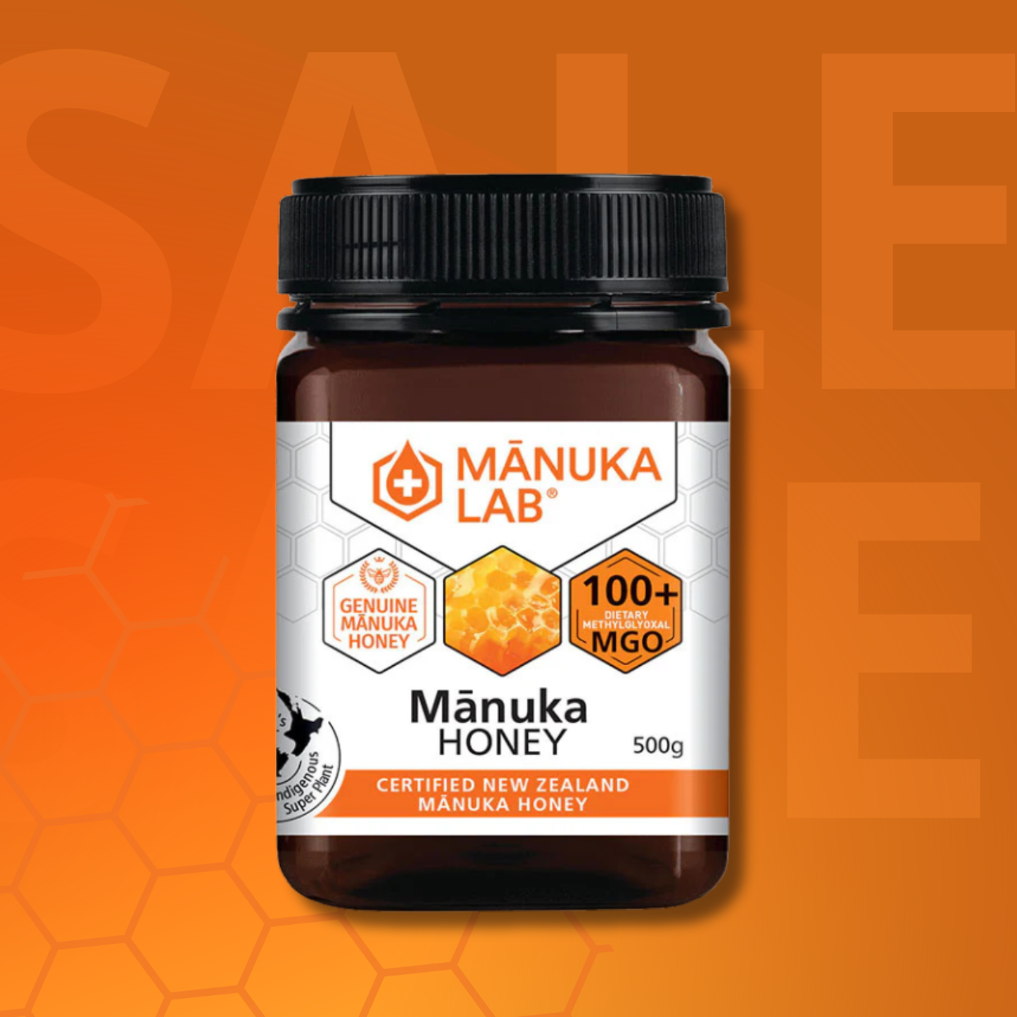 Mānuka Honey 100+ MGO 500G - Manuka Lab UK