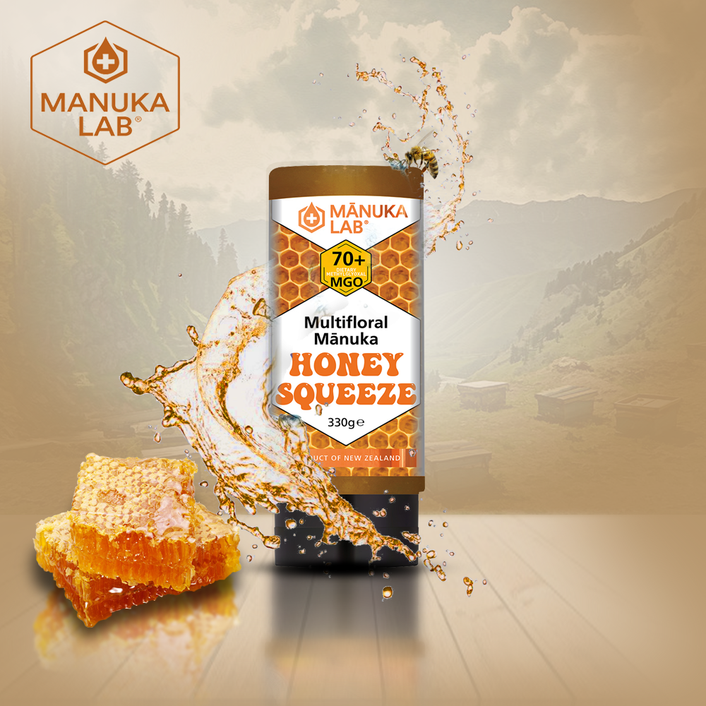 New - Squeezy Manuka Honey - Manuka Lab UK
