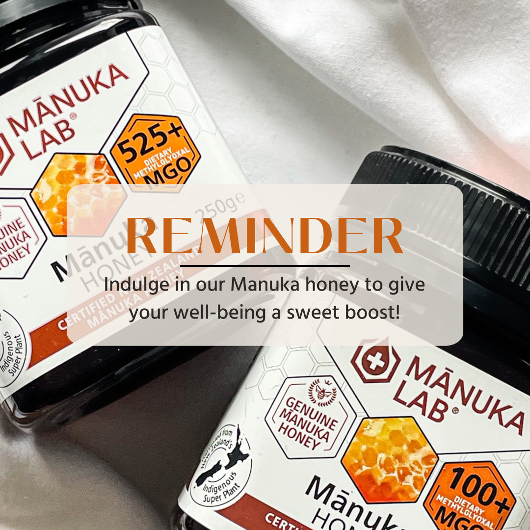 Manuka Lab honey jars
