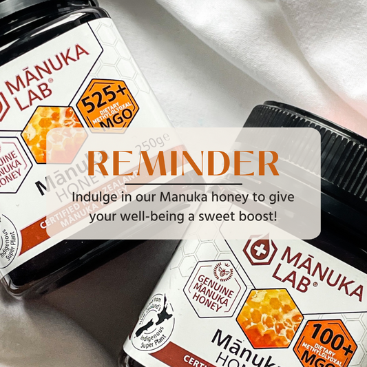 Manuka Lab honey jars