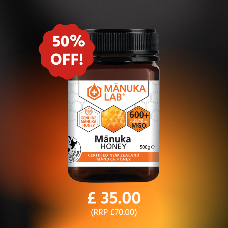 Mānuka Honey 600+ MGO 500G - Manuka Lab UK