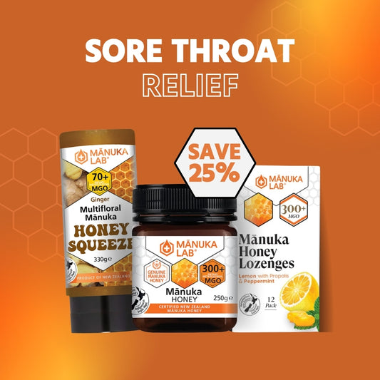 Sore Throat Relief - Manuka Lab UK