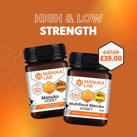 Mānuka Honey HIGH & LOW Strength - Manuka Lab UK