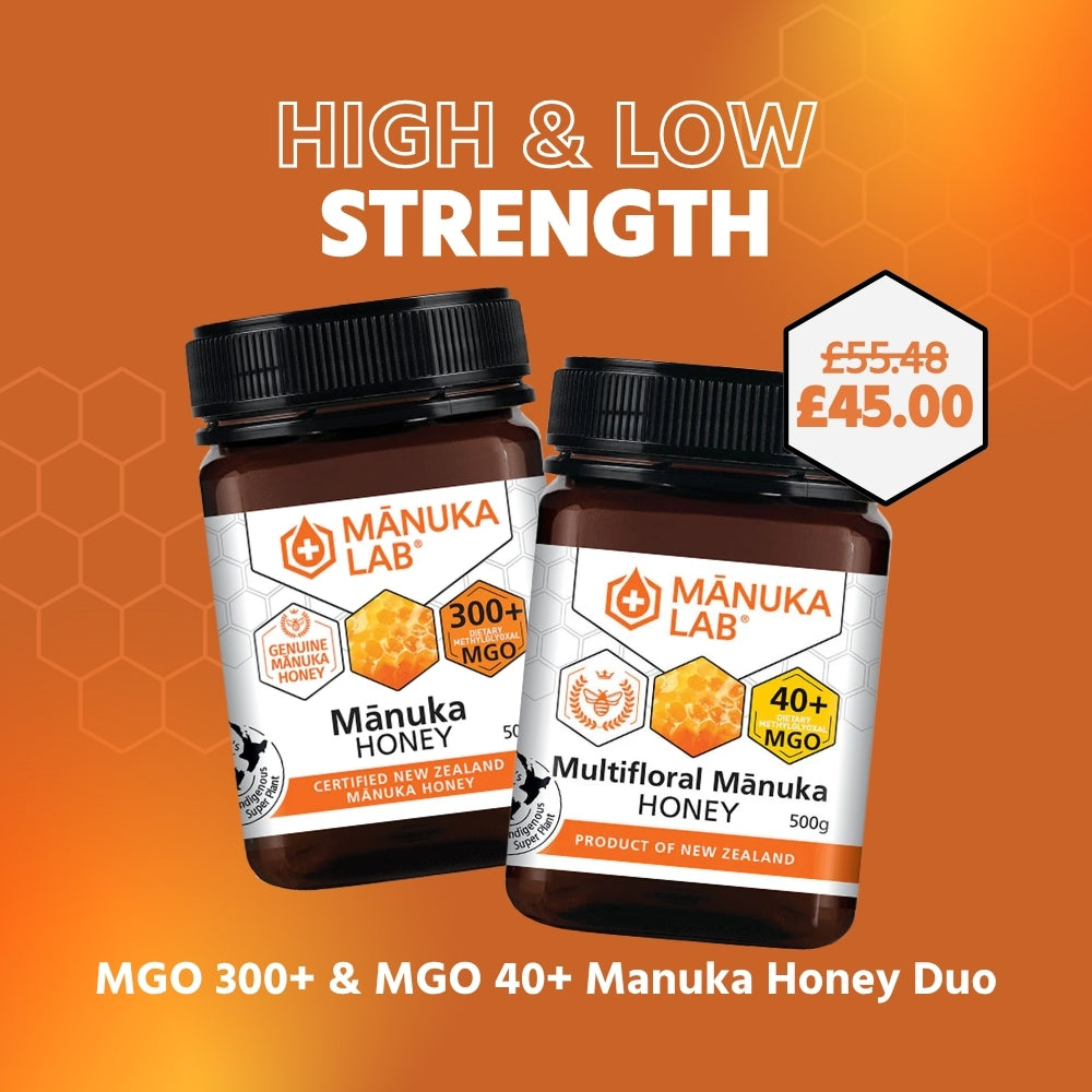 Mānuka Honey HIGH & LOW Strength - Manuka Lab UK