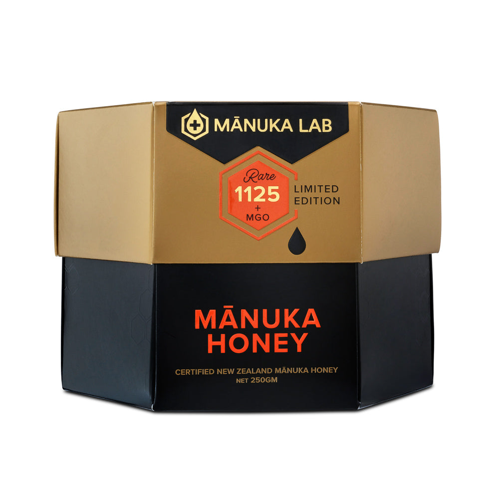 Rare High Grade Mānuka Honey 1125+ MGO 250G - Manuka Lab UK