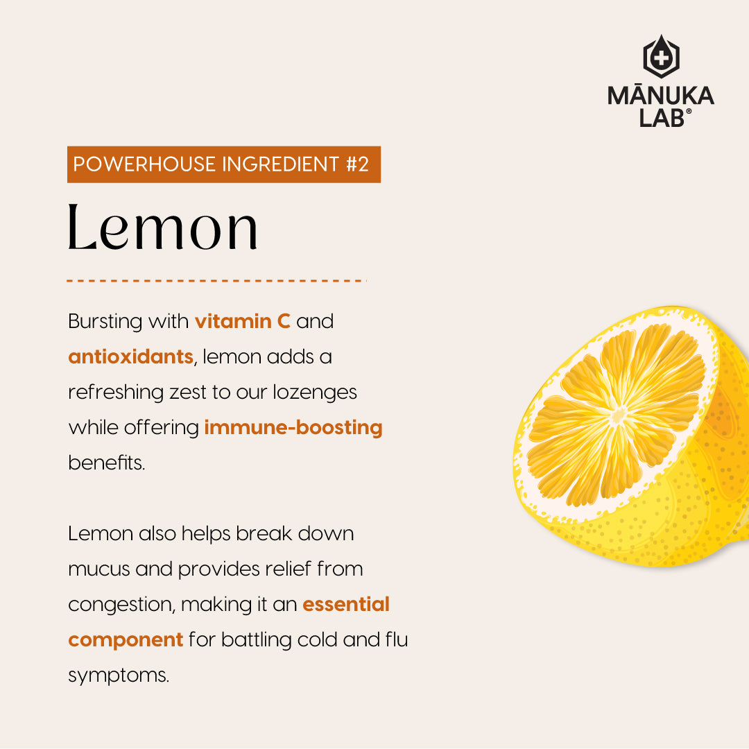 Manuka Honey Lozenges with Propolis - Manuka Lab UK