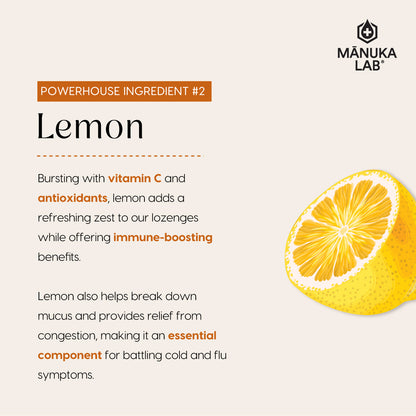 Manuka Honey Lozenges with Propolis - Manuka Lab UK