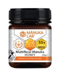 Mānuka Honey 55+ MGO 250G - CLEARANCE EXP 17/11/24 - LAST FEW - Manuka Lab UK