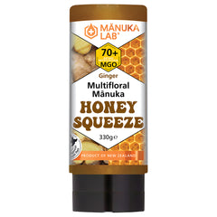 New - Squeezy Ginger Manuka Honey - Manuka Lab UK