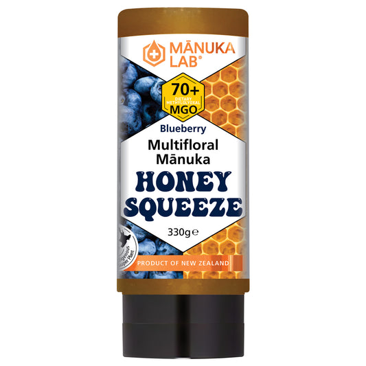 New - Squeezy Blueberry Manuka Honey - Manuka Lab UK