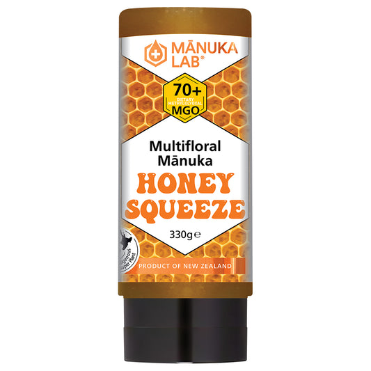 New - Squeezy  Manuka Honey - Manuka Lab UK