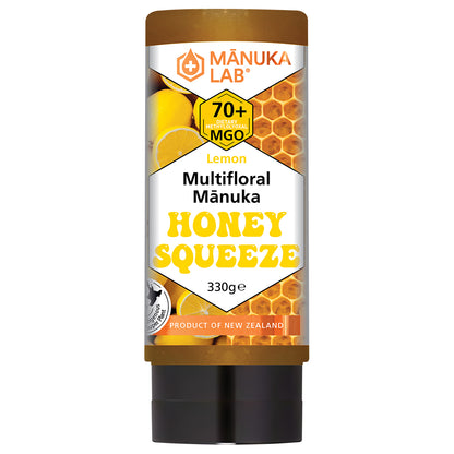 New - Squeezy Lemon Manuka Honey - Manuka Lab UK