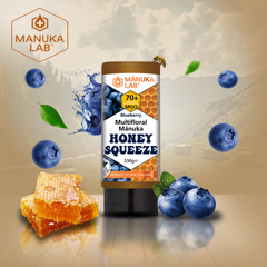 New - Squeezy Blueberry Manuka Honey - Manuka Lab UK